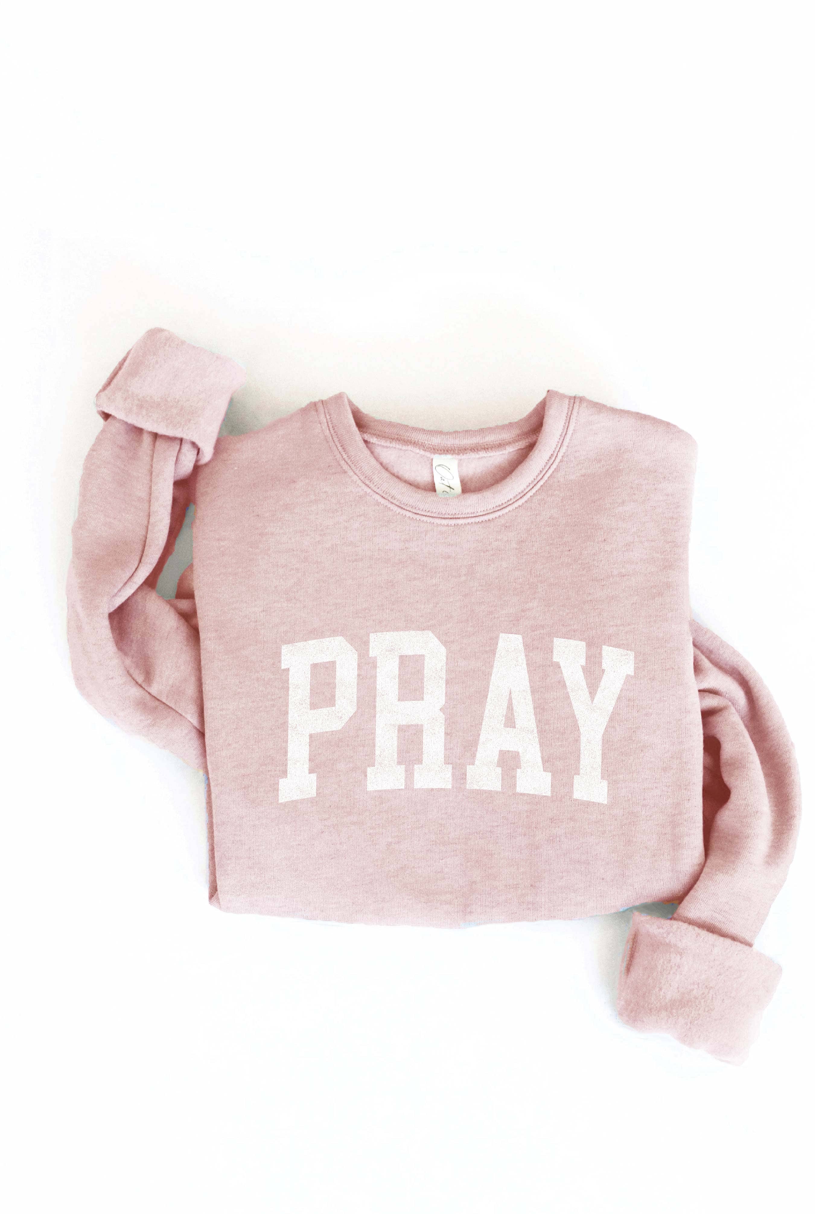 OAT COLLECTIVE - Wholesale Graphic Sweatshirt - Women's - PRAY  Graphic Sweatshirt5