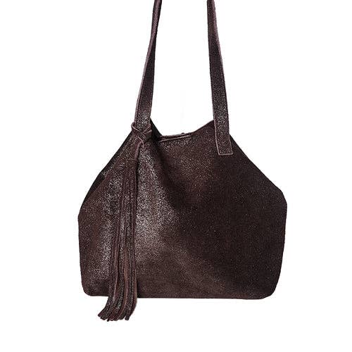 Juliette Sparkling Wine shopper van Italiaans leer voor wholesale door Viva Bags of California