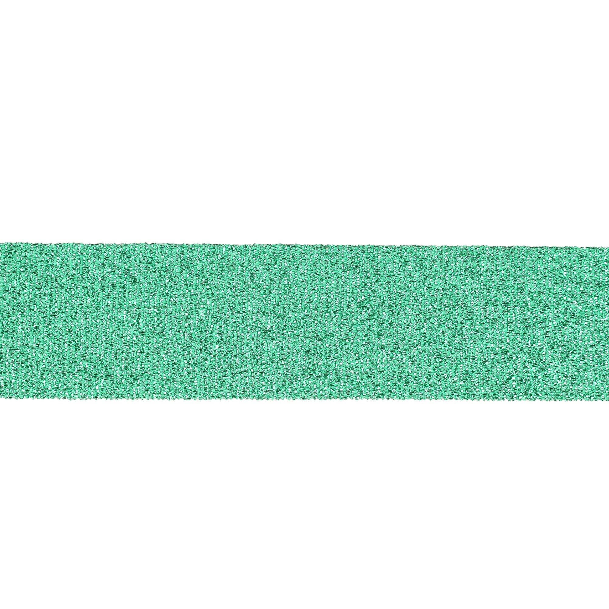 LA Ribbons Wholesale - Vente Ruban – emballage cadeau - Ruban Gros-grain Métallisé 1" | Vert | Rouleau de 25yd6