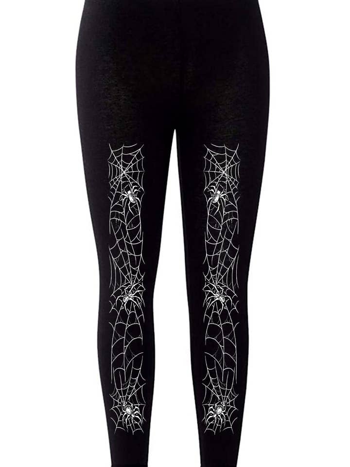 vampirefreaks - Wholesale Fashion Leggings - Women's - Spiderweb Leggings