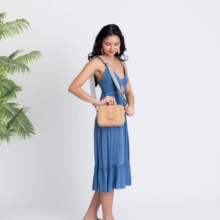 KORK & Inspired by KORK - Wholesale Crossbody Bag - Women's - Anastasia Cork Small Crossbody - Natural1