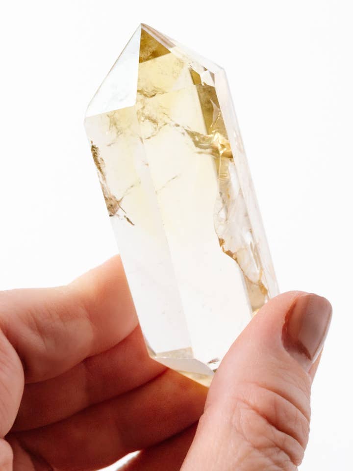 Citrine Crystal Double Points for wholesale by Apothecary Co.