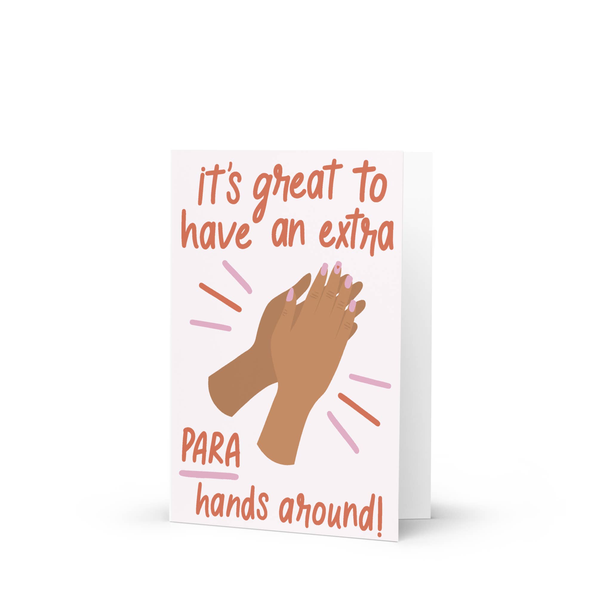 Room 1021 - Wholesale Everyday Greeting Card - Extra Para Hands Greeting Card