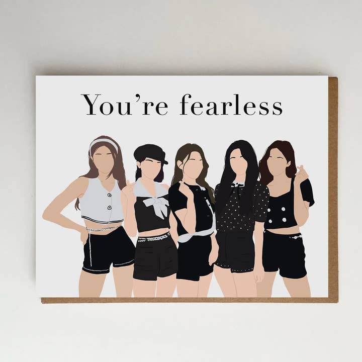 Carte Le Sserafim | Carte de vœux Kpop pour la vente par Smar Art