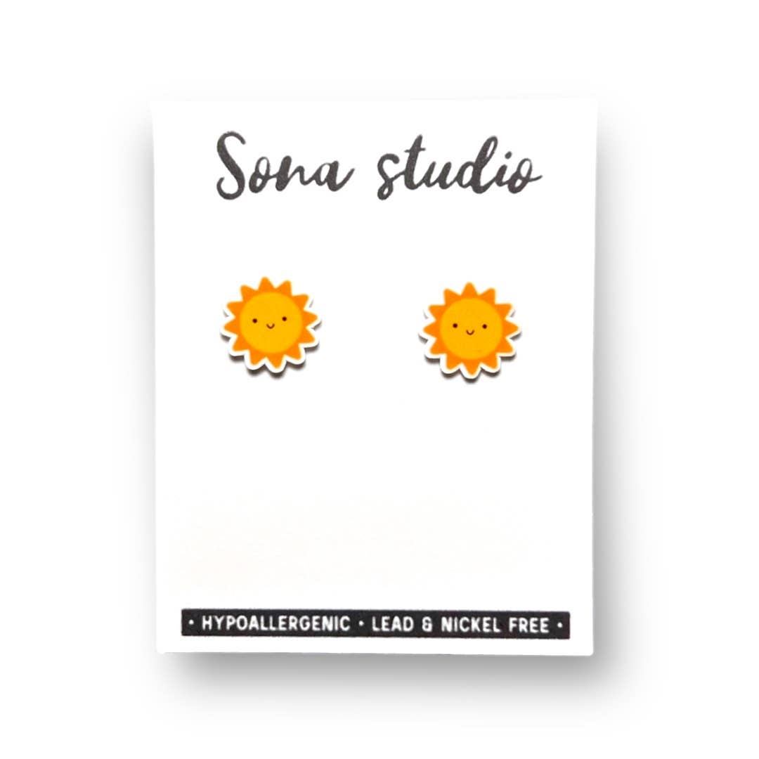 Sona Studio - Wholesale Stud/Post Earrings - Sunshine Earrings0