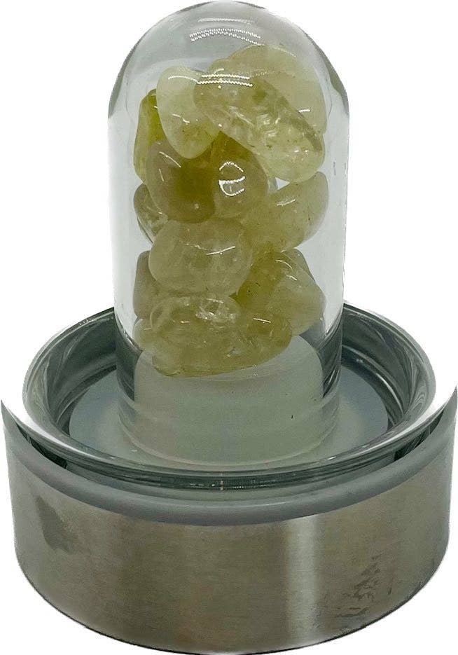 chakra-chic.com - Wholesale Water Bottle - Crystal Elixir Gemstone Water Bottle 16 oz with Carry Strap4