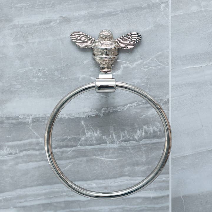 Brass bee Towel Ring with Bee for wholesale by Brass bee