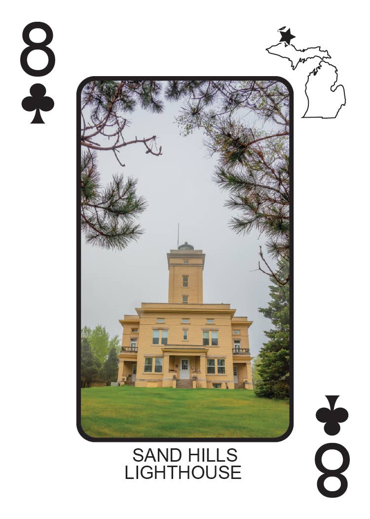 Phil Stagg Photography - Wholesale Playing Cards - LIGHTHOUSES OF MICHIGAN - Playing Cards - Euchre Friendly21
