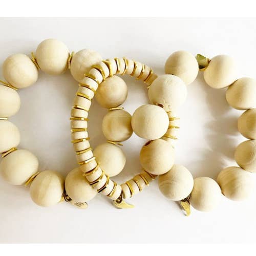 Naturlig skönhet Trio 10mm-15mm för wholesale av omibeads