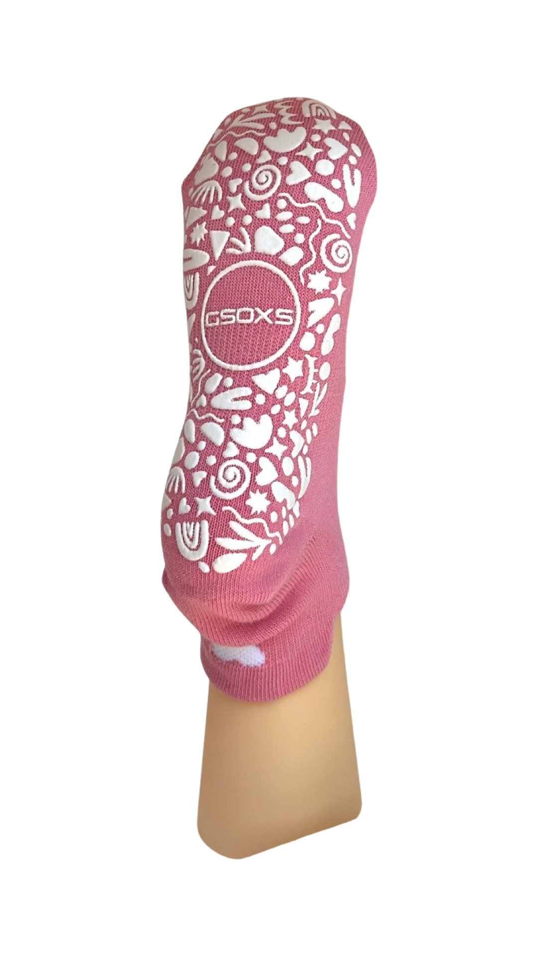 GSOXS - Wholesale Sokken - Dames - 'you are beautiful' (roze) Grip Socks4