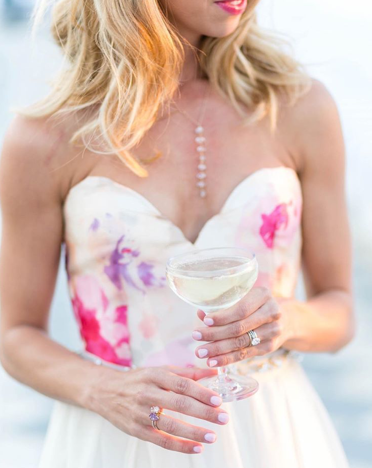 Alana Douvros Jewellery - Wholesale Pendant/charm necklace - Herkimer Cascade Necklace1