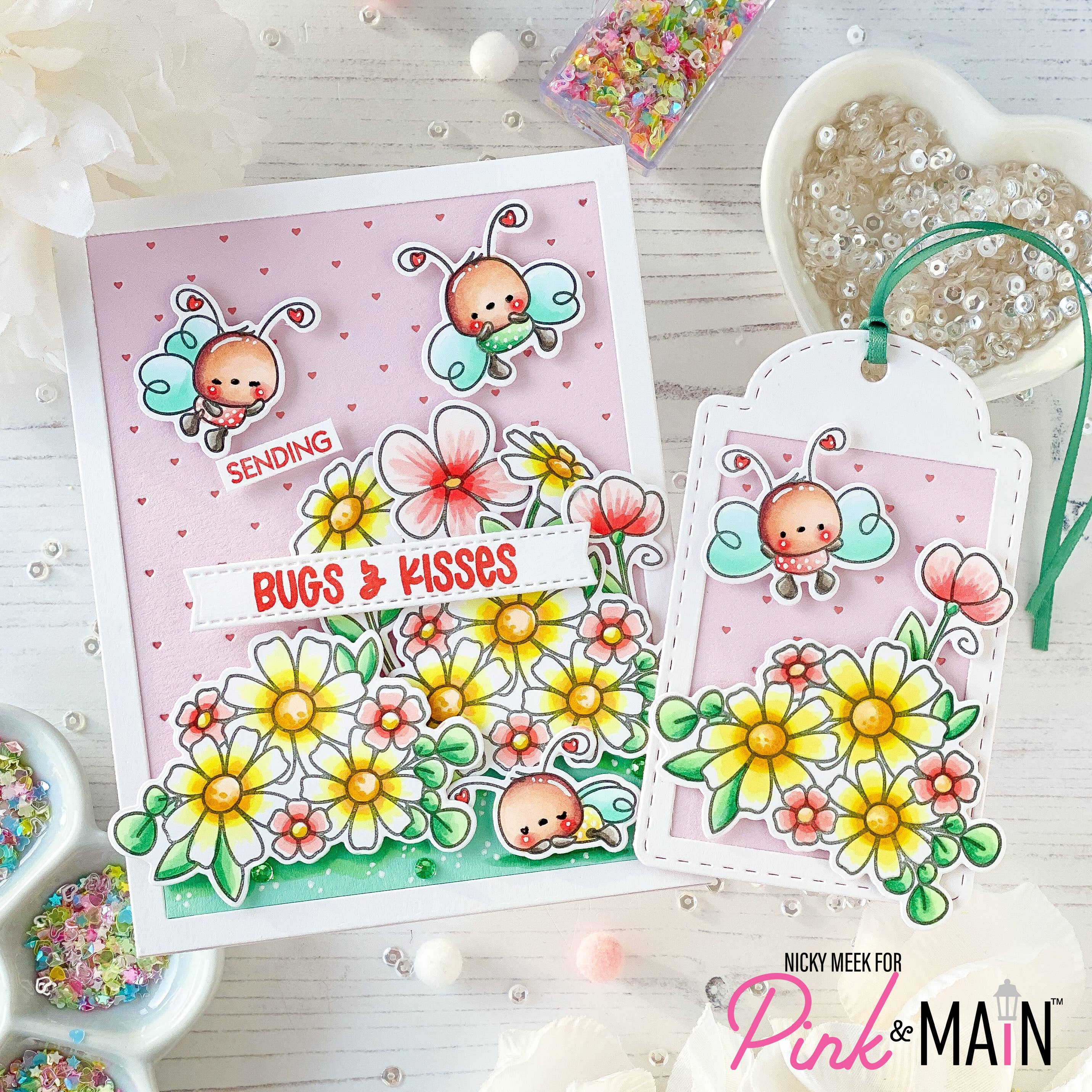 Pink and Main - Wholesale Rubber/Decorative Stamp - My Little Love Bug8