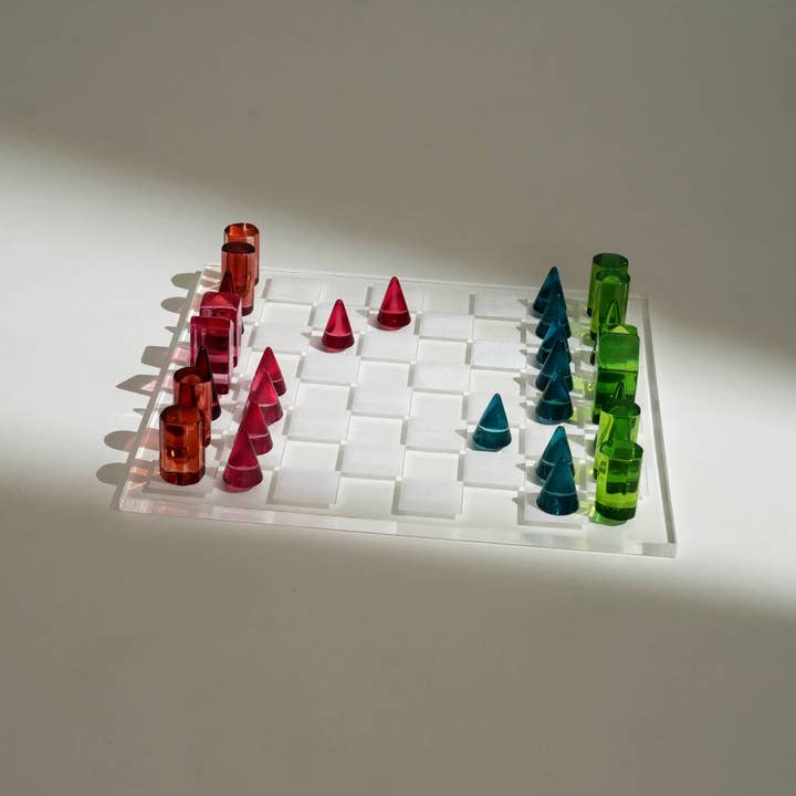TrenDec - Wholesale Board Game - Chess Set | Acrylic Chess Game Set,6