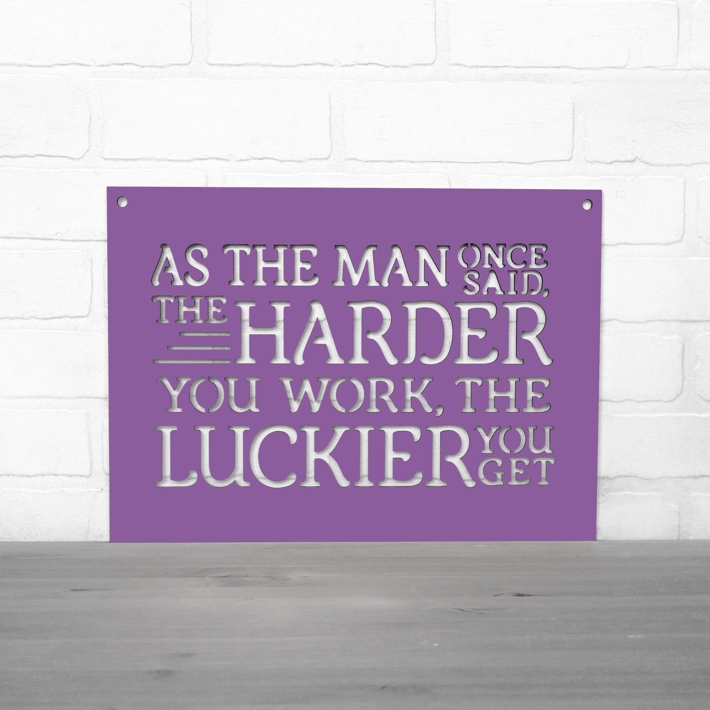 Spunky Fluff - Wholesale Wall Sign - As The Man Once Said Ted Lasso Wooden Quote Sign5