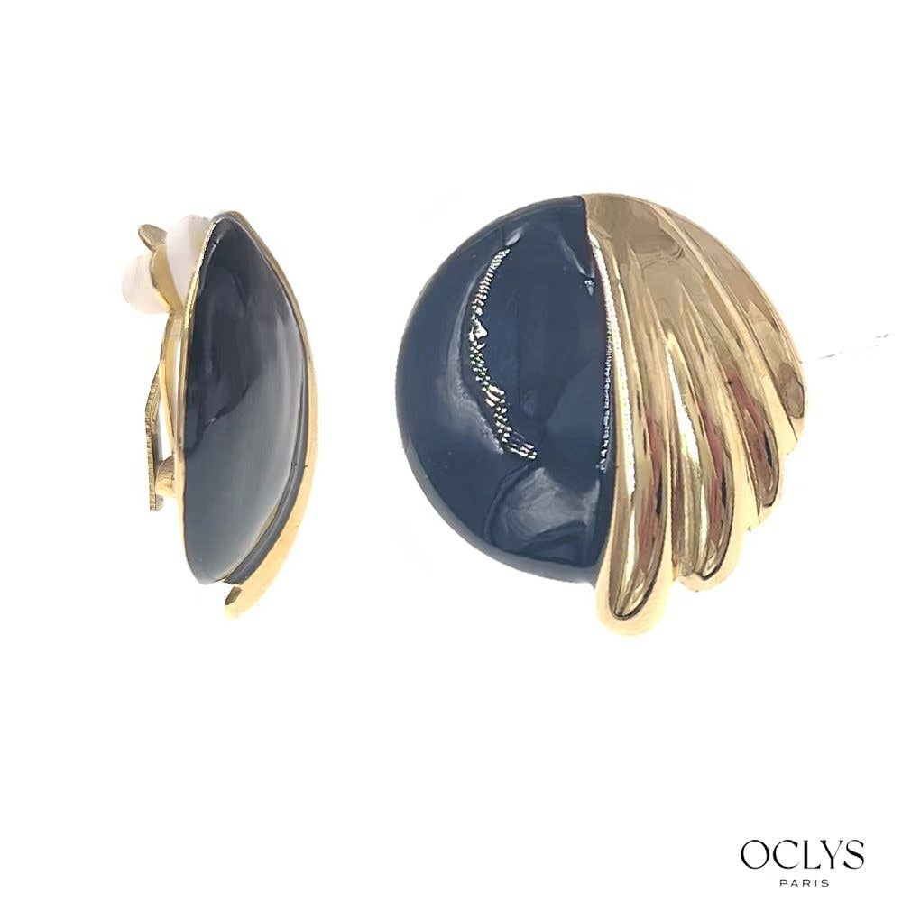 Oclys - Wholesale Clip-On Earrings - Balia round stainless steel clip-on earrings5