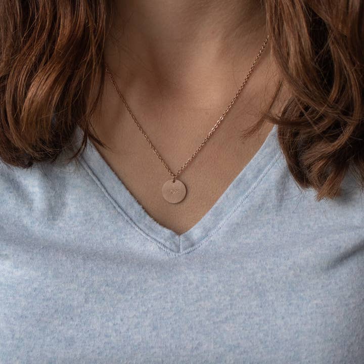 The Vintage Sparrow - Wholesale Pendant/Charm Necklace - Hope Pendant5