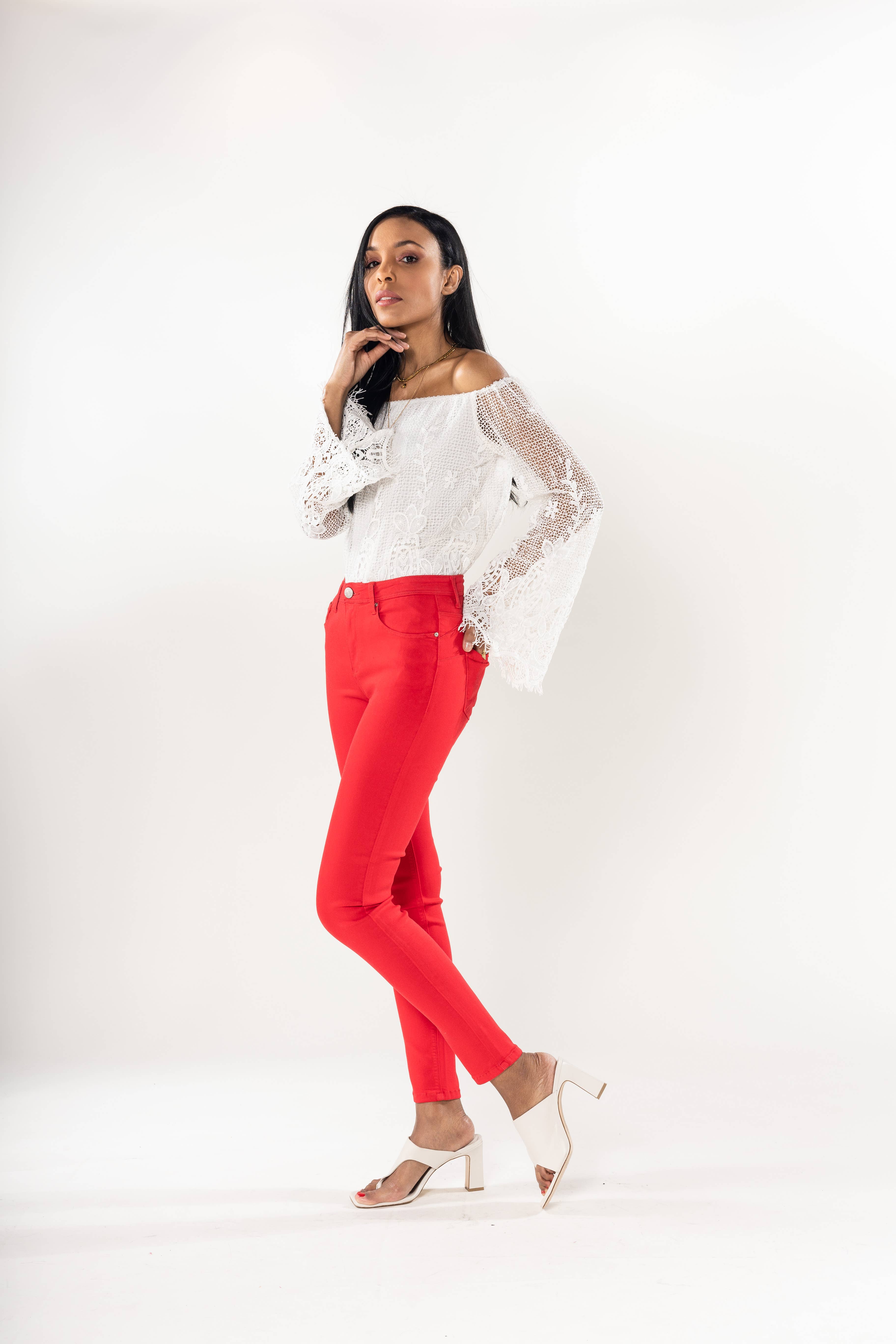 Nina Carter - Wholesale Jeans - Women's - Skinny Push Up Comfortable High Waist Super Stretch P10670