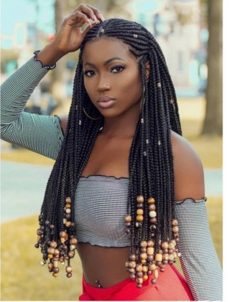 Lamuskwigs – wholesale Wig/hair piece – Braided Wigs For Black Women, Ghana weaving, Long braids,Lac0