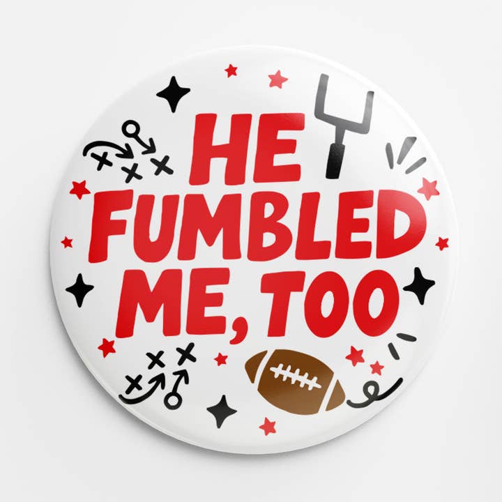 Bouton maladroit (rouge et noir) pour la vente par Thanks For Everything