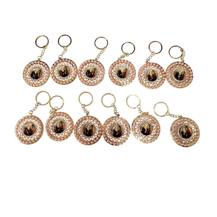 San Benito Keychain, Saint Benedict Religious Keychain for wholesale by ZKY Wholesale