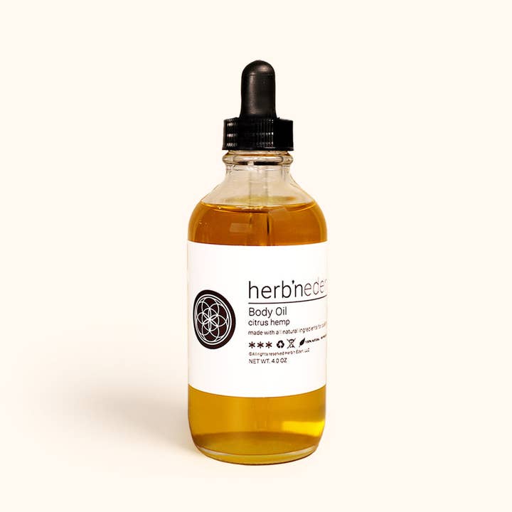 Herb'N Eden - Wholesale Bath/Body Oil - Citrus Hemp Body Oil