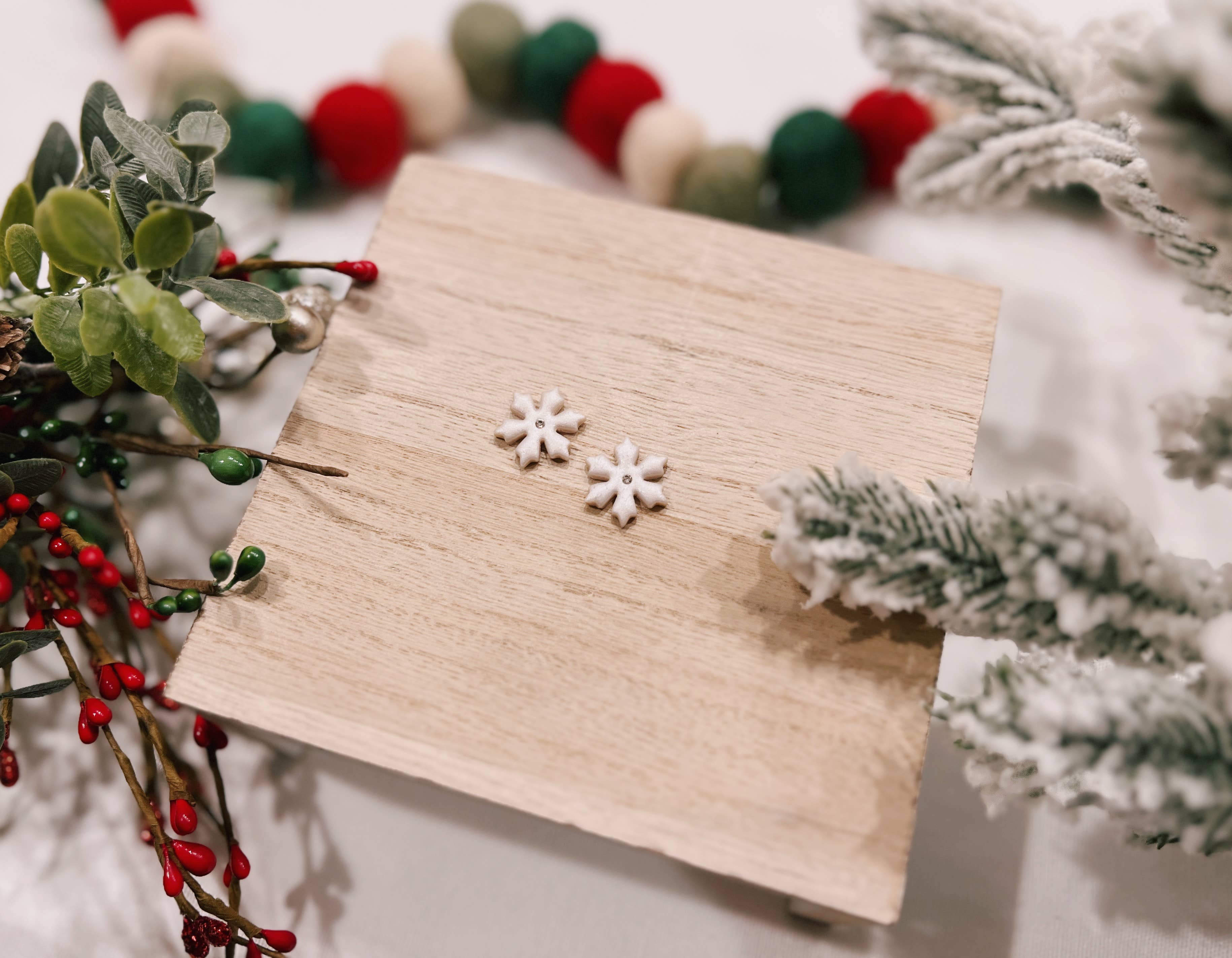 Clayfully Jules - Wholesale Stud/Post Earrings - Holiday Studs2