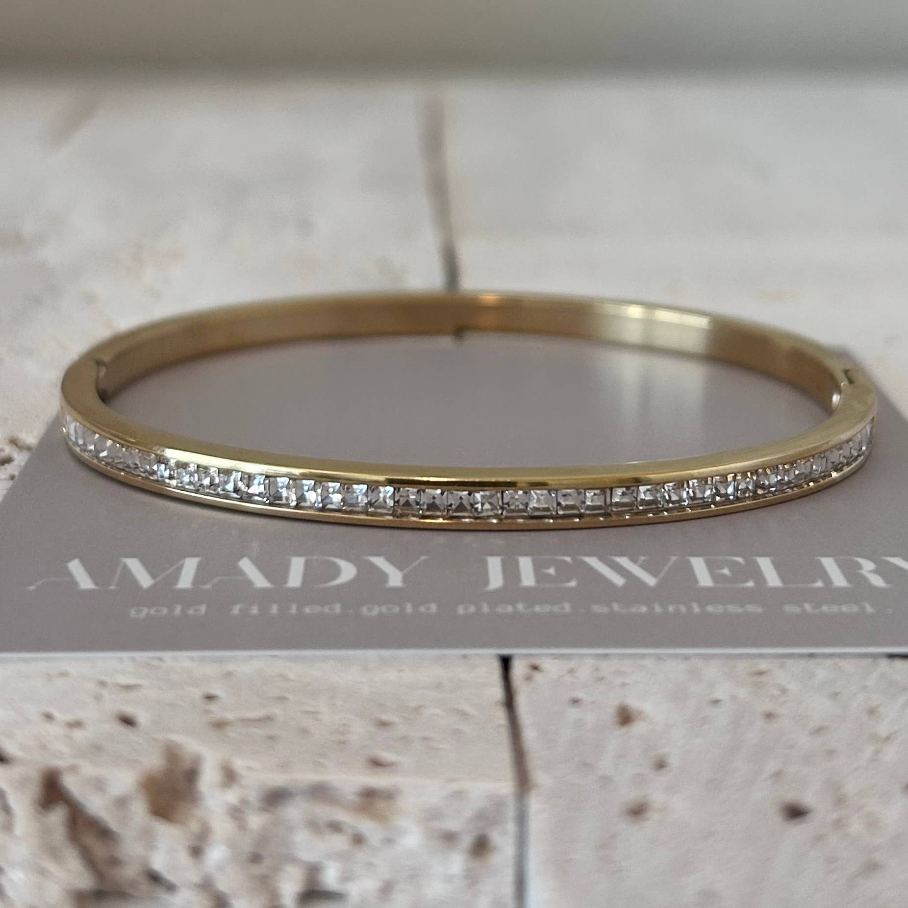 Amady Jewelry – Großhandel Armreif – Tennisarmband 18K vergoldet über Edelstahl6