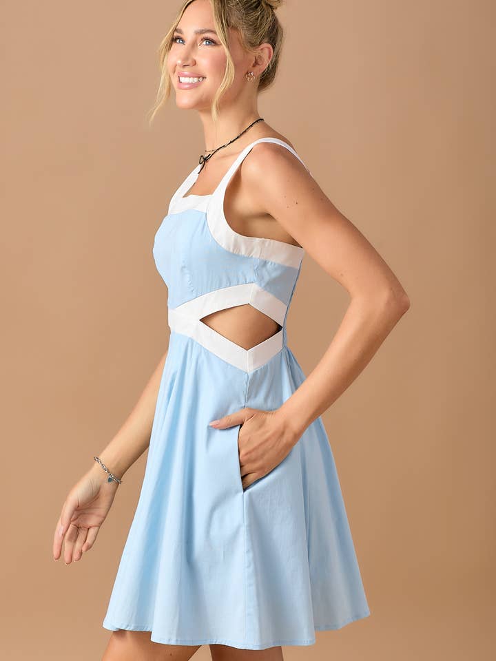 BABY PINK - Venta al por mayor Vestido - Mujer - Vestido con escote cuadrado7