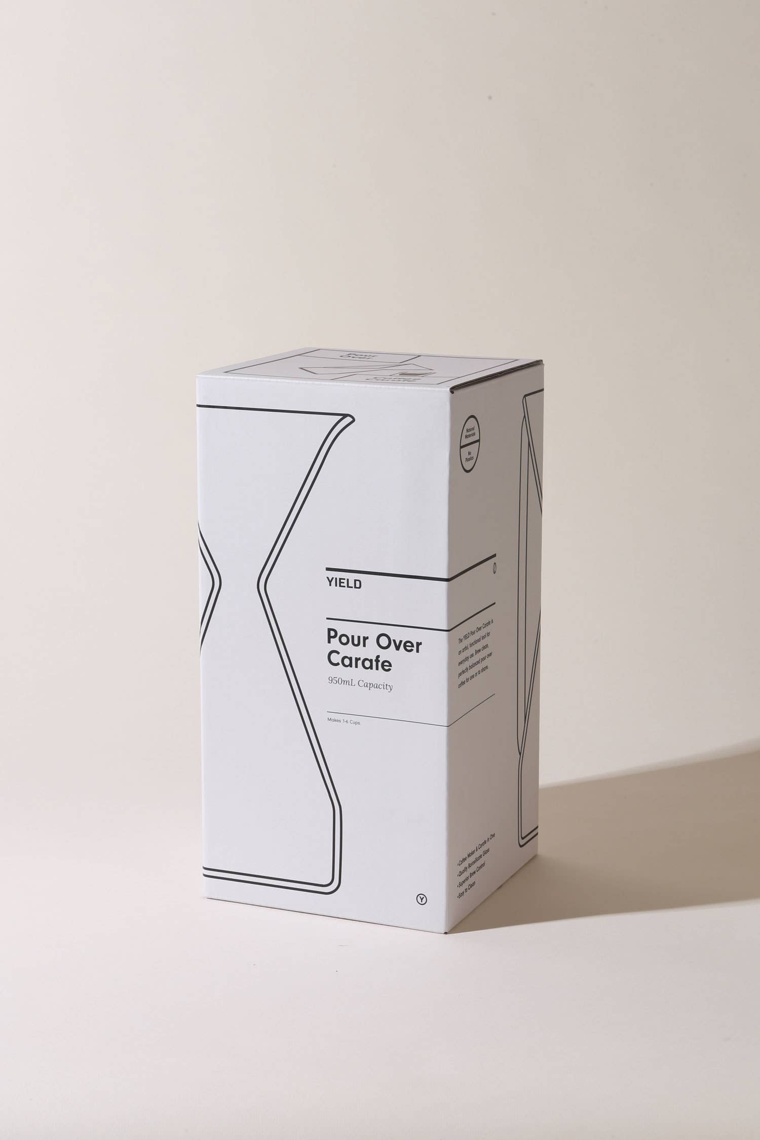 YIELD - Wholesale Carafe - Clear Pour Over Carafe5