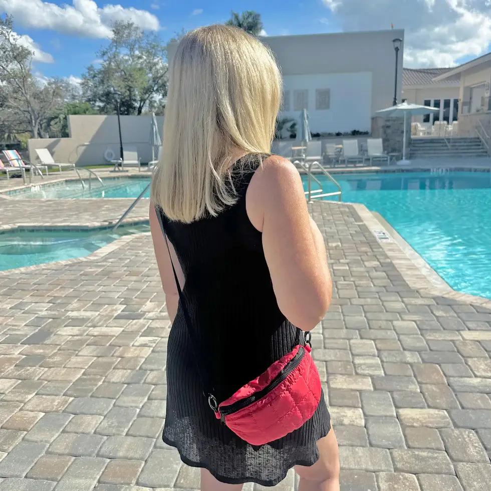 K. Carroll Accessories - Wholesale Crossbody Bag - Women's - Reversible Nylon Crossbody/Chest Bag5