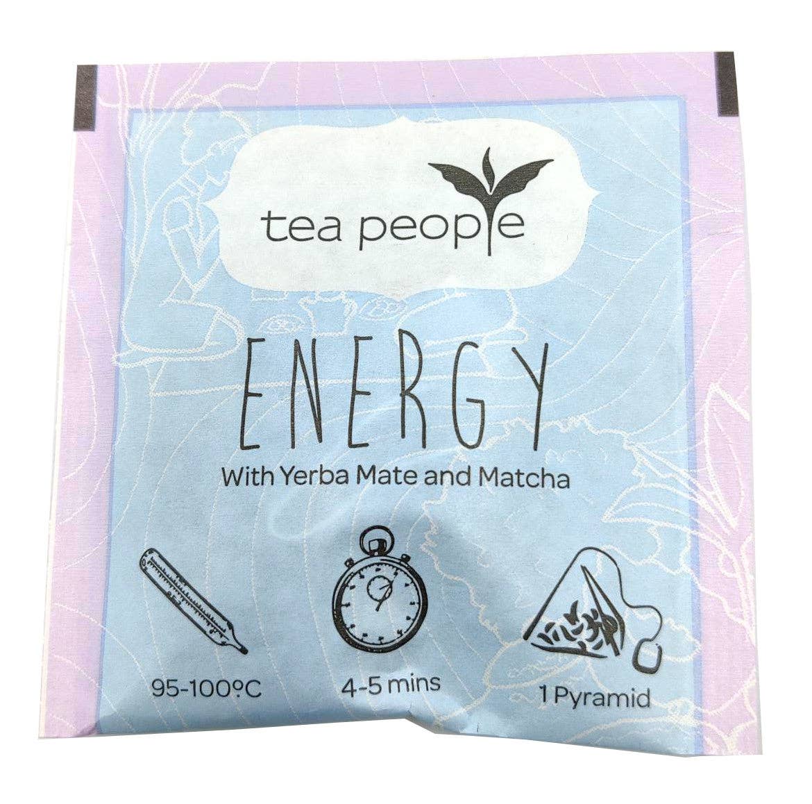 Tea People – wholesale Health/detox tea – ENERGY - Wellness Tea Envelopes0