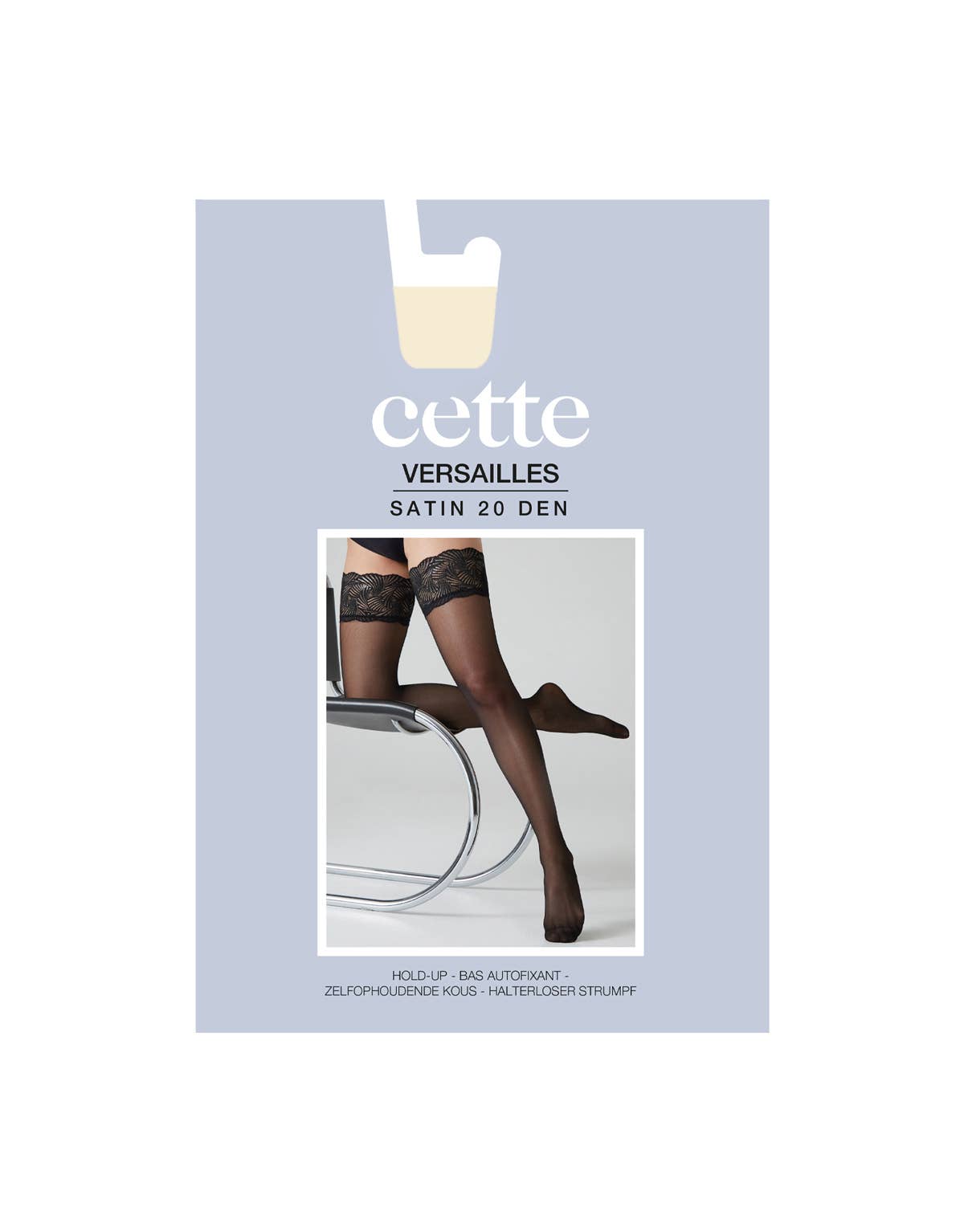 Cette – Großhandel Strümpfe – Damen – Halterlose Halterlose Größen bis 4XL, Strümpfe in Übergröße, bleiben oben13