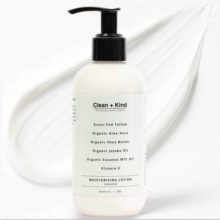 Tallow Lotion for wholesale by Clean+Kind