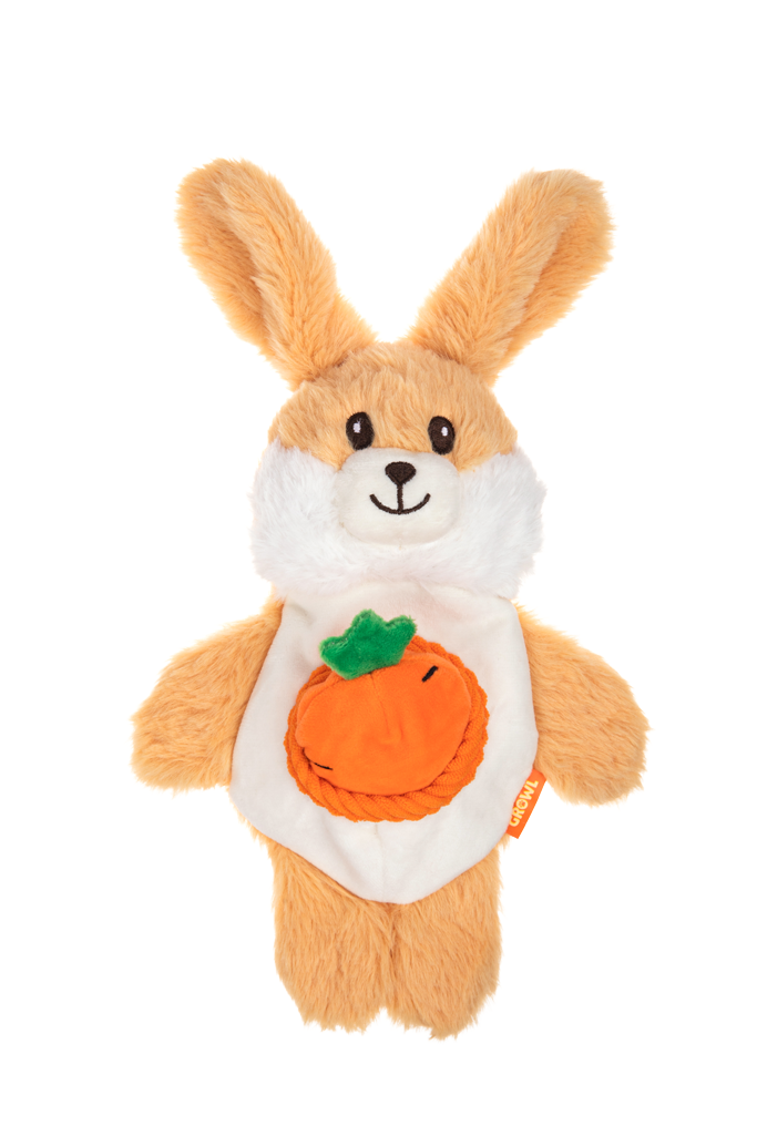 Hofman Animal Care - Wholesale Pet Plush Toy - Dog - Growl Snackerz Bentley the Rabbit1
