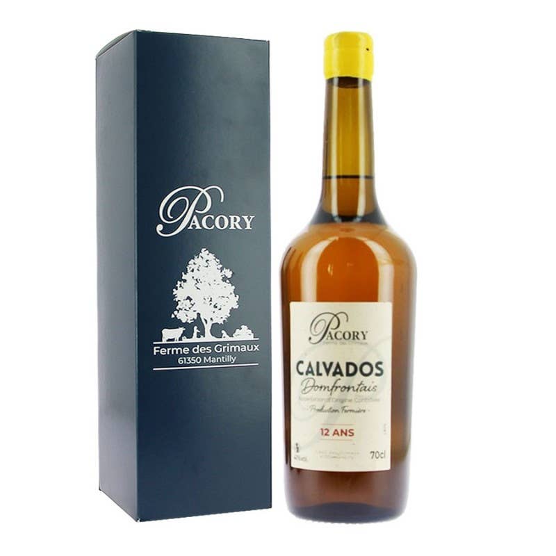 Produits-Normandie – Brandy/conhaque por atacado – Calvados Domfrontais - 12 anos - 70cl - Pacory1
