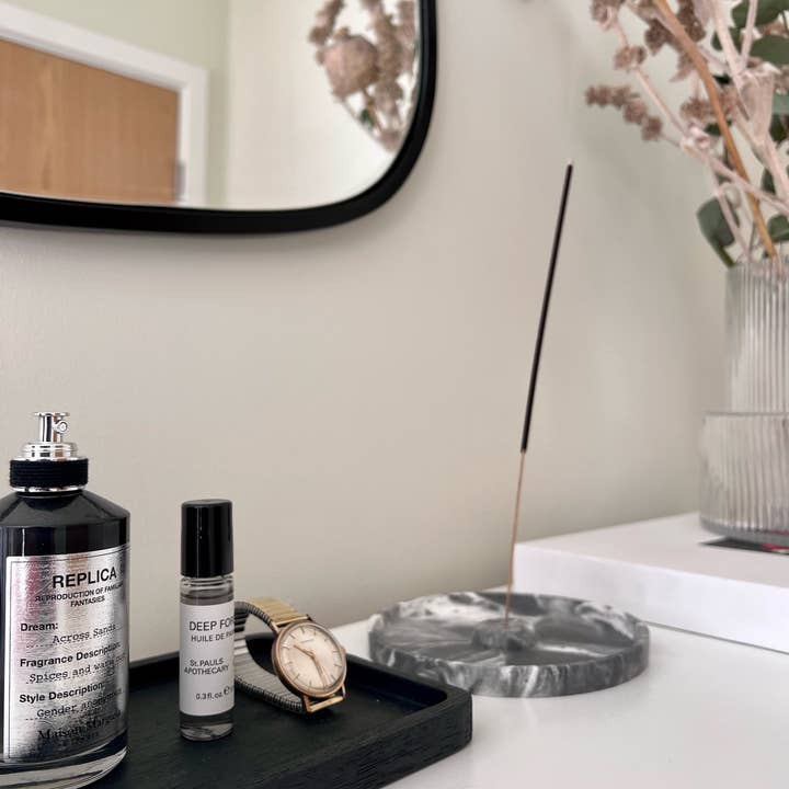 Partridge&Partridge - Vente Porte-encens - Porte-encens en béton | Brûleur d'encens rond