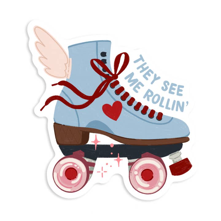 They See Me Rollin' - Vinyl Sticker for wholesale by Day One Paper Co.