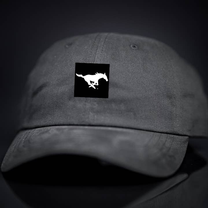 SMU / Black Label Pony Logo / 194 / Hat / SMU017 / MM for wholesale by Last Stand Hats, LLC