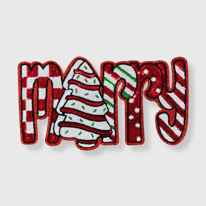 CP1190 - Peppermint Marry Sequin Patch for wholesale by ILTEX Apparel