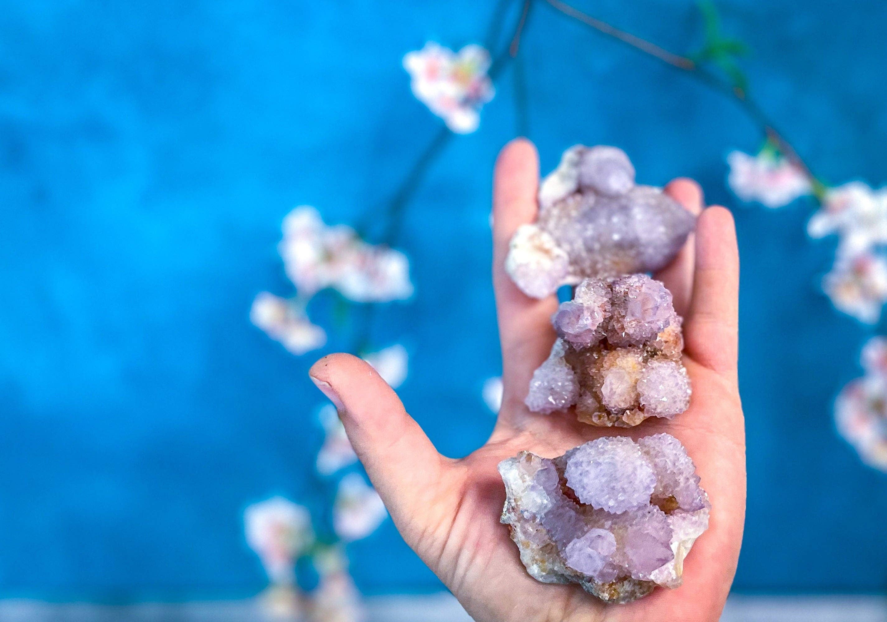 Mandala Gems – wholesale Spiritual stone/crystal – Large Spirit Amethyst Quartz Specimens1