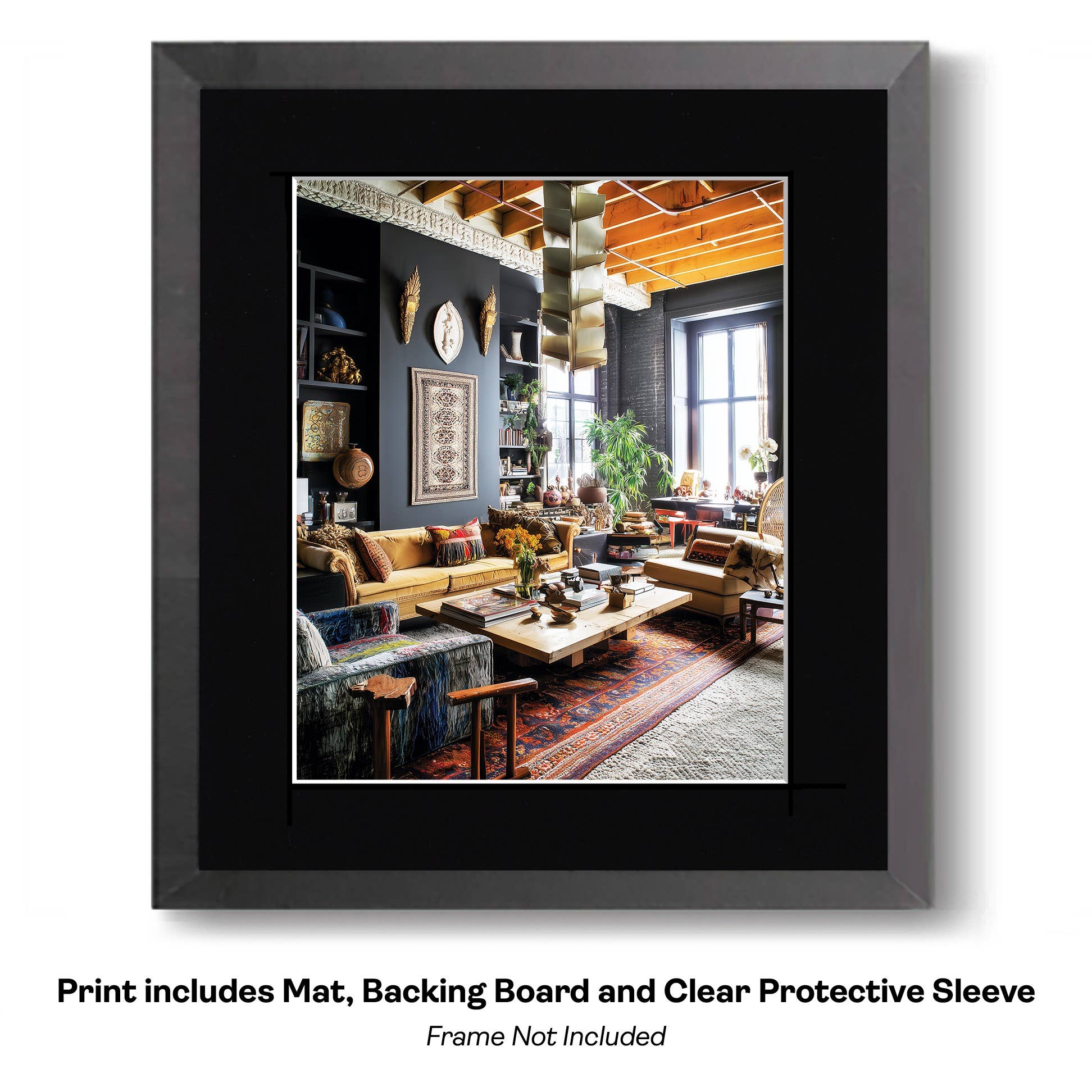 Mowbi – Großhandel Kunstdruck – Maximalistische moderne klassische Bibliothek: Zu viel ist nie genug8