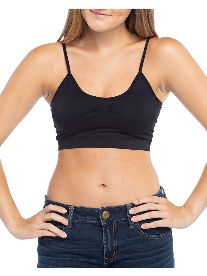 Malibu Sugar - Wholesale Camisole - Women's - Seamless Bra Cami (Junior/Womens) With Removable Pads