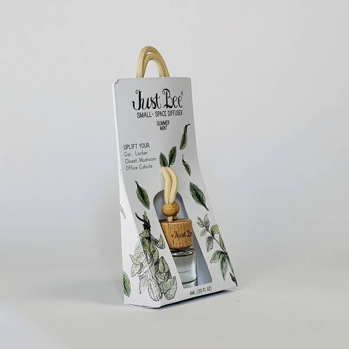 Just Bee - Wholesale Reed Diffuser - Small-Space Hanging Diffuser - Summer Mint