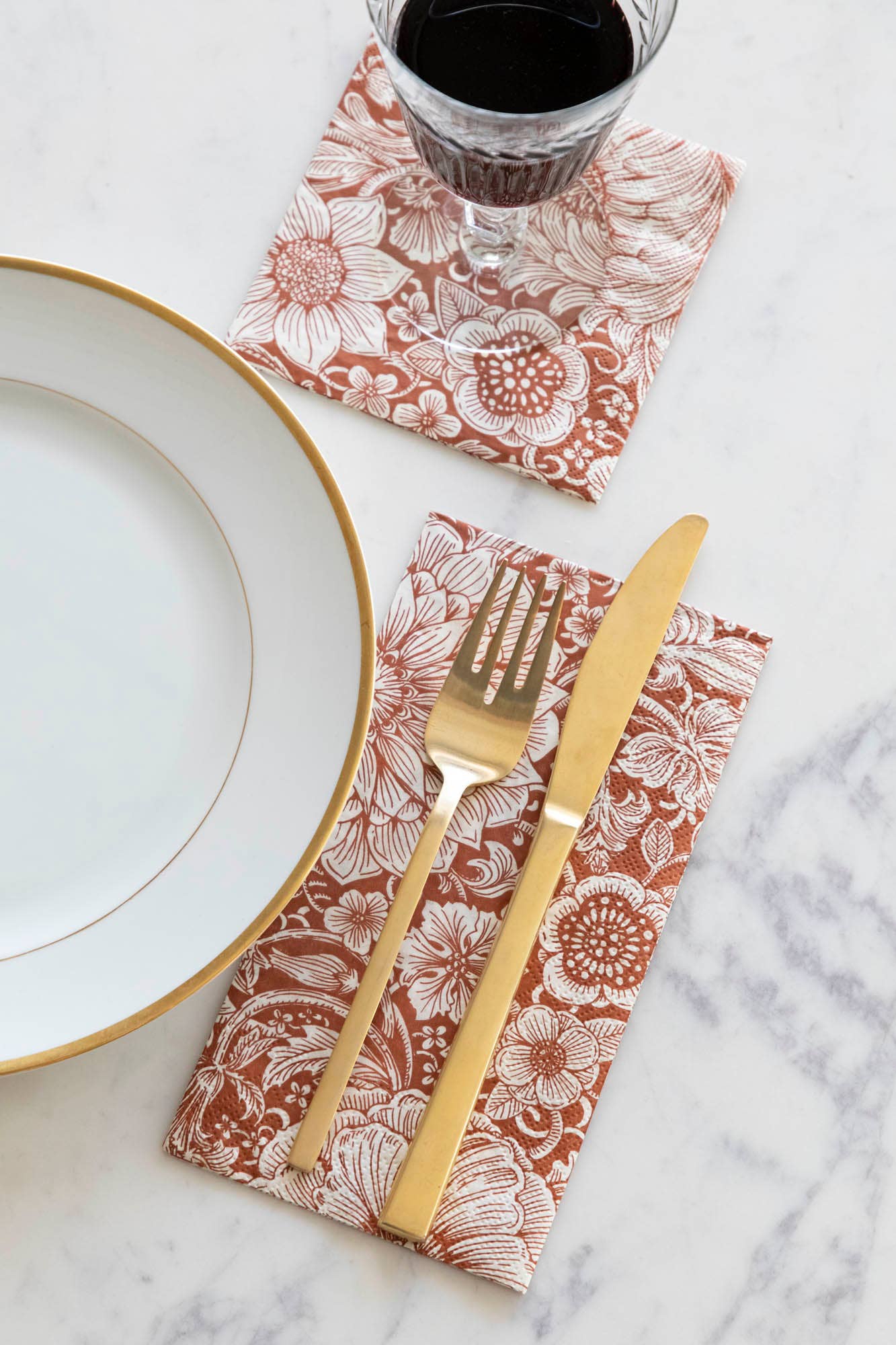 Hester & Cook - Stationery – Engroshandel Engangsserviet – Harvest Bouquet Gæsteserviet2