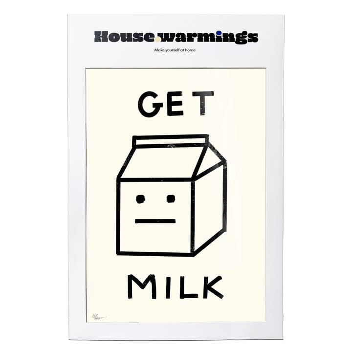 GET MILK Konstaffisch - A3 Storlek för wholesale av Jolly Awesome