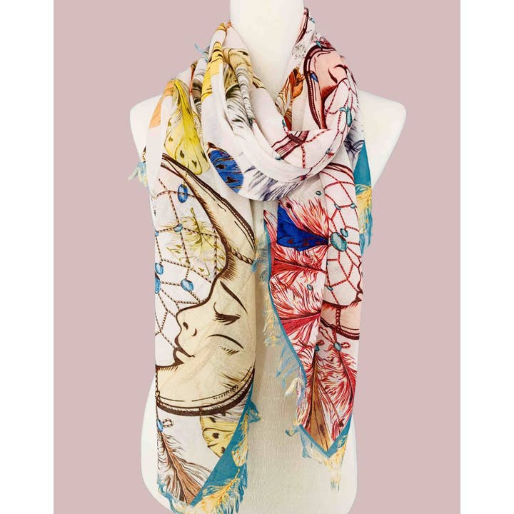 JC Sunny Fashion - Wholesale Scarf - Women's - JC021070 Multi Dream Capture Scarf