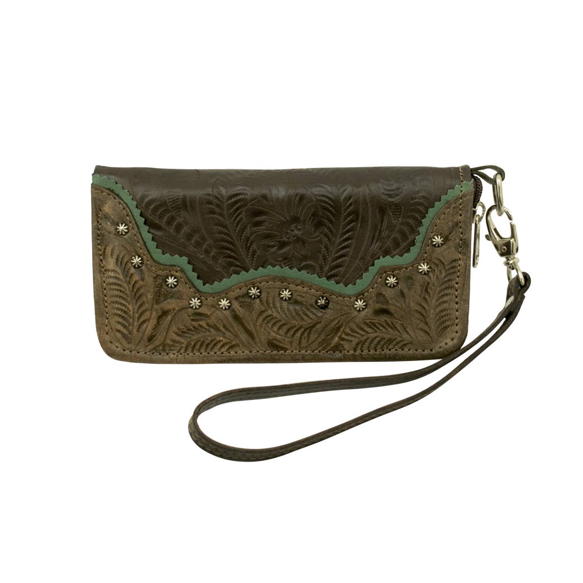 American West - Vendita all'ingrosso Portafogli - Donna - Portafoglio Zip Around Saddle Ridge5