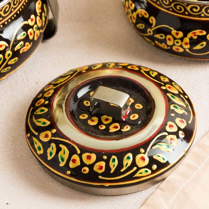 Mytri Designs - Wholesale Food Storage Container - Tiffin Box with Three Tiers5