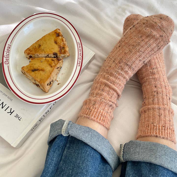 Funkyrel® Atzbranding Limited - Wholesale Socks - Women's - Rufia - 4 Paris Warm Wool-Blend Socks
