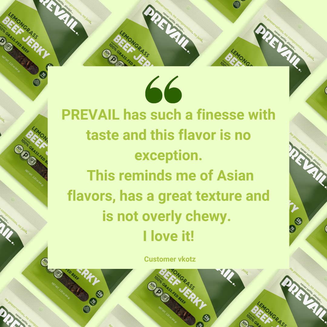 PREVAIL Jerky - Wholesale Jerky - Lemongrass Beef Jerky5
